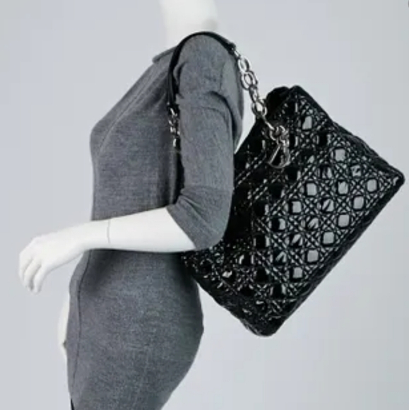 DIOR Patent Leather Tote - Picture 4 of 12